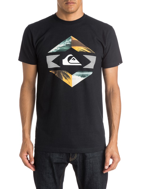 quiksilver, Split Photos T-Shirt, BLACK (kvj0) 0 Split Photos T-Shirt AQYZT04012 Quiksilver