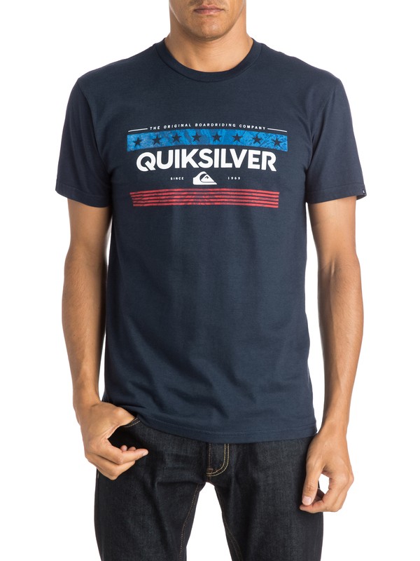 quiksilver, The General - T-Shirt, NAVY BLAZER (byj0) 0 The General - T-Shirt AQYZT04014 Quiksilver