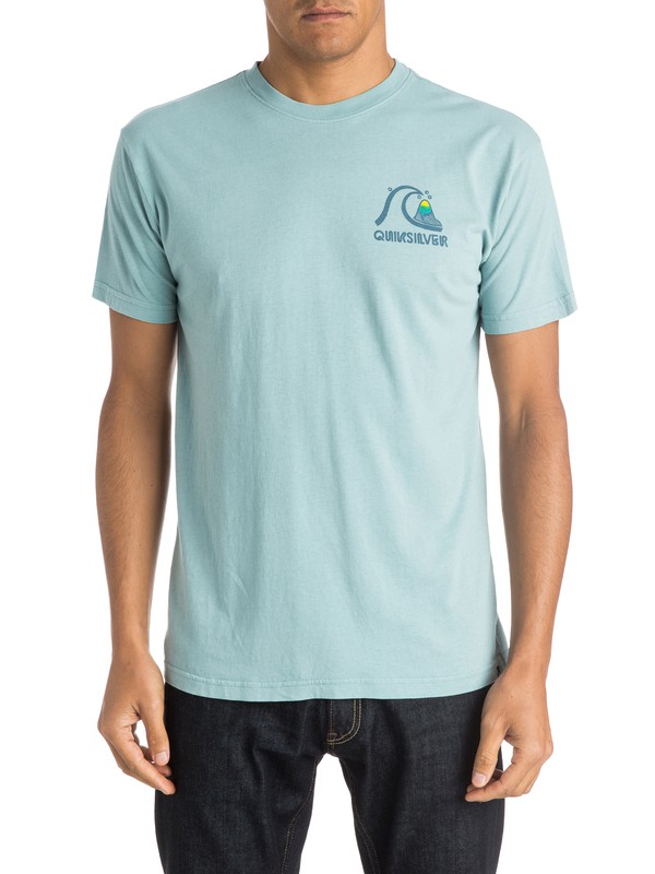 quiksilver, Crackle T-Shirt, TOURMALINE (bhj0) 0 Crackle T-Shirt AQYZT04022 Quiksilver
