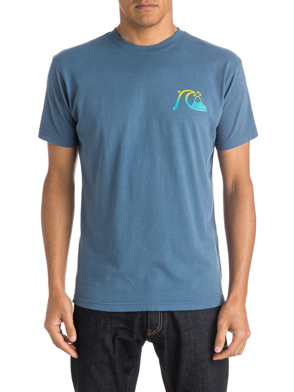 quiksilver, Distortion T-Shirt, DARK DENIM (brq0) 0 Distortion T-Shirt AQYZT04025 Quiksilver