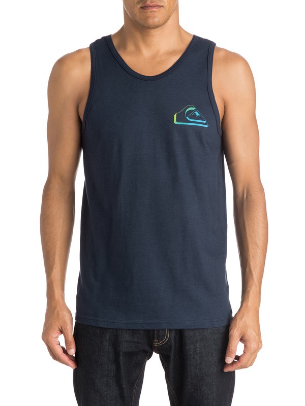 quiksilver, Sprayed In - Tank, NAVY BLAZER (byj0) 0 Sprayed In - Tank AQYZT04045 Quiksilver