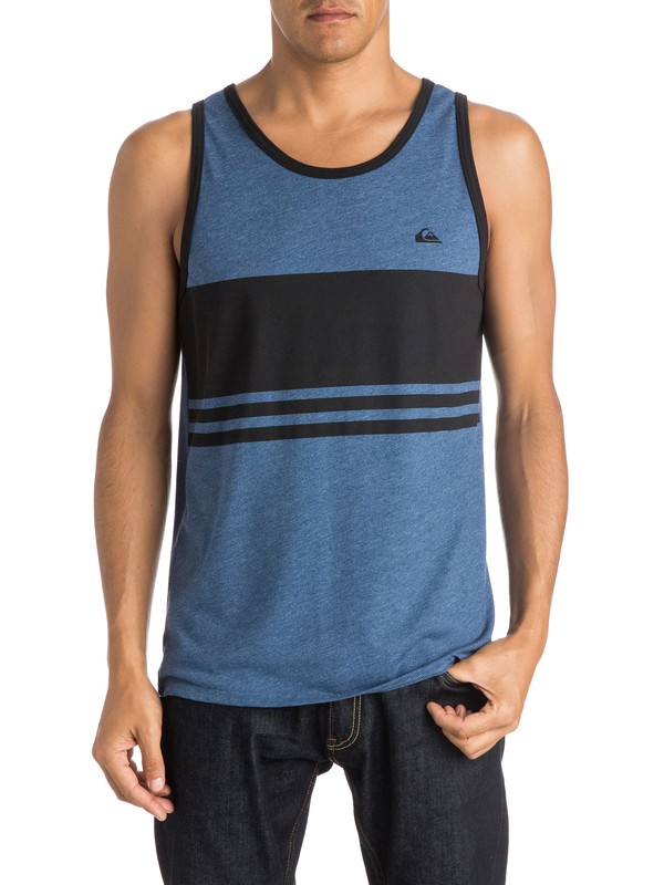 quiksilver, Countdown Tank, DARK DENIM HEATHER (bsah) 0 Countdown Tank AQYZT04051 Quiksilver