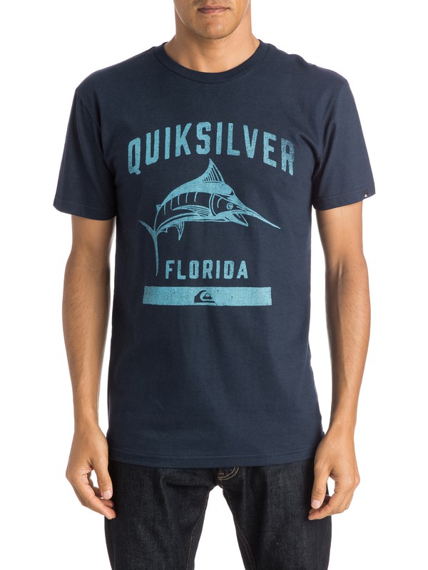 quiksilver, FL Marlin - T-Shirt, NAVY BLAZER (byj0) 0 FL Marlin - T-Shirt AQYZT04059 Quiksilver