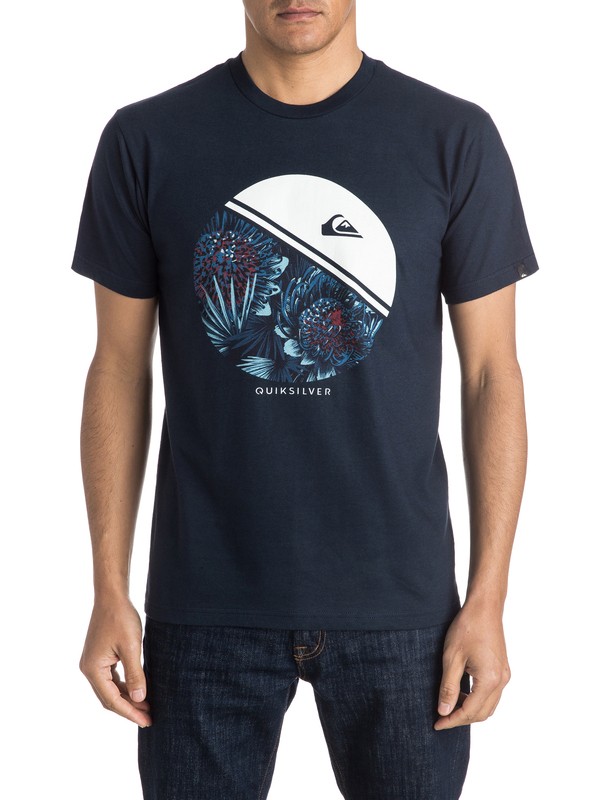 quiksilver, Free Wheelin Tee, NAVY BLAZER (byj0) 0 Free Wheelin Tee AQYZT04098 Quiksilver