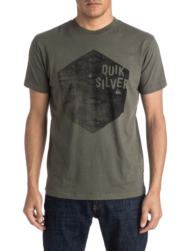 quiksilver, Jumbled Hex Tee, BELUGA (kry0) 0 Jumbled Hex Tee AQYZT04103 Quiksilver