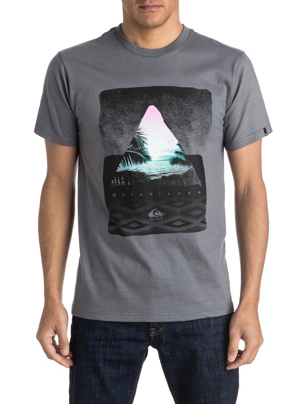 quiksilver, Sintra Beach Tee, CASTLEROCK (kpv0) 0 Sintra Beach Tee AQYZT04113 Quiksilver
