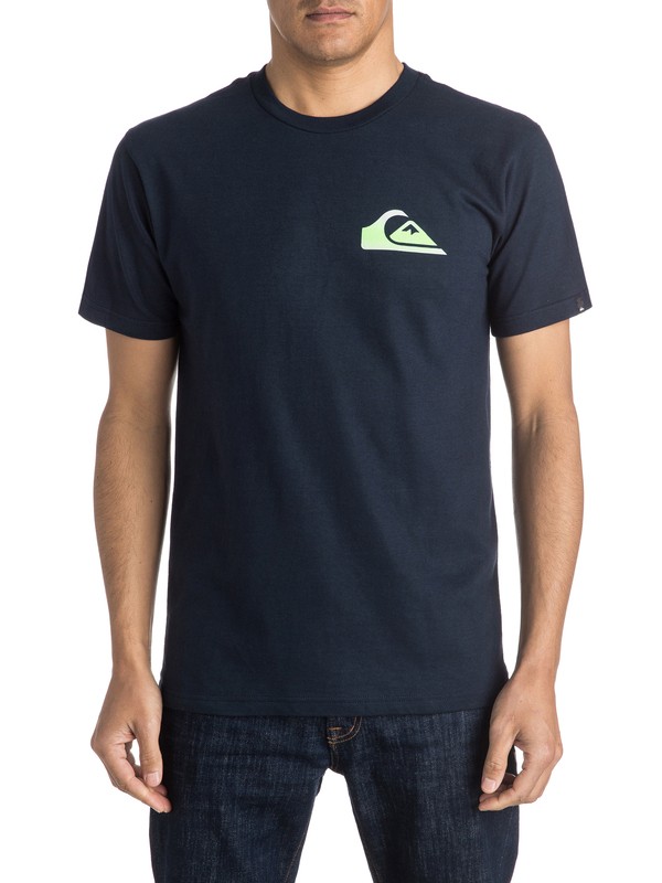 quiksilver, Neon Tee, NAVY BLAZER (byj0) 0 Neon Tee AQYZT04114 Quiksilver