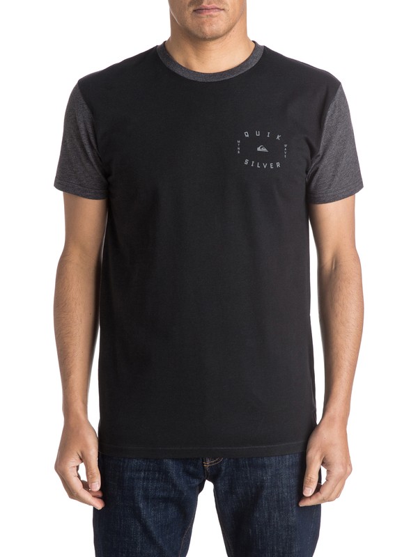 quiksilver, Round Tail Tee, BLACK (kvj0) 0 Round Tail Tee AQYZT04127 Quiksilver