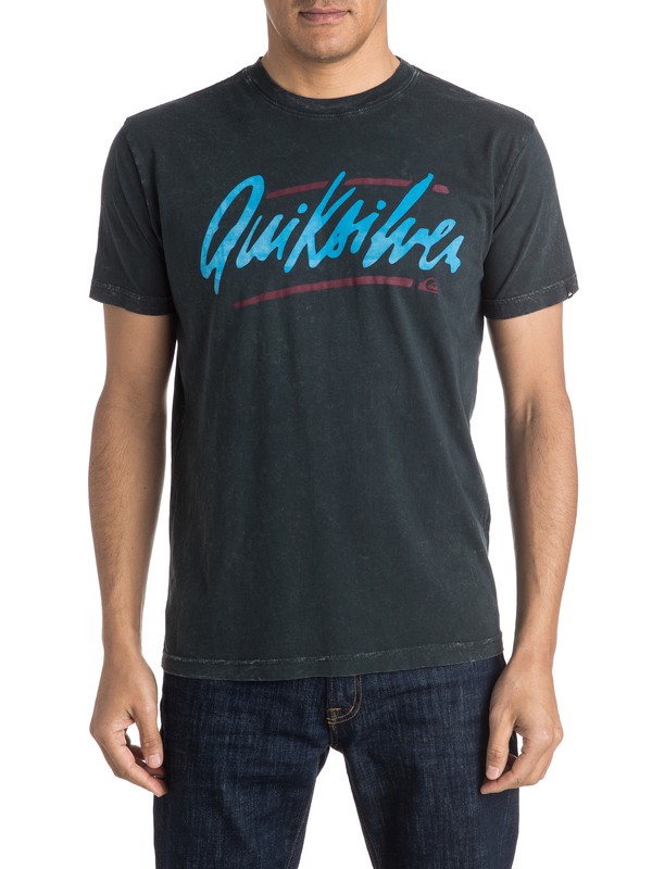 quiksilver, Loose Script Tee, TARMAC (kta0) 0 Loose Script Tee AQYZT04137 Quiksilver