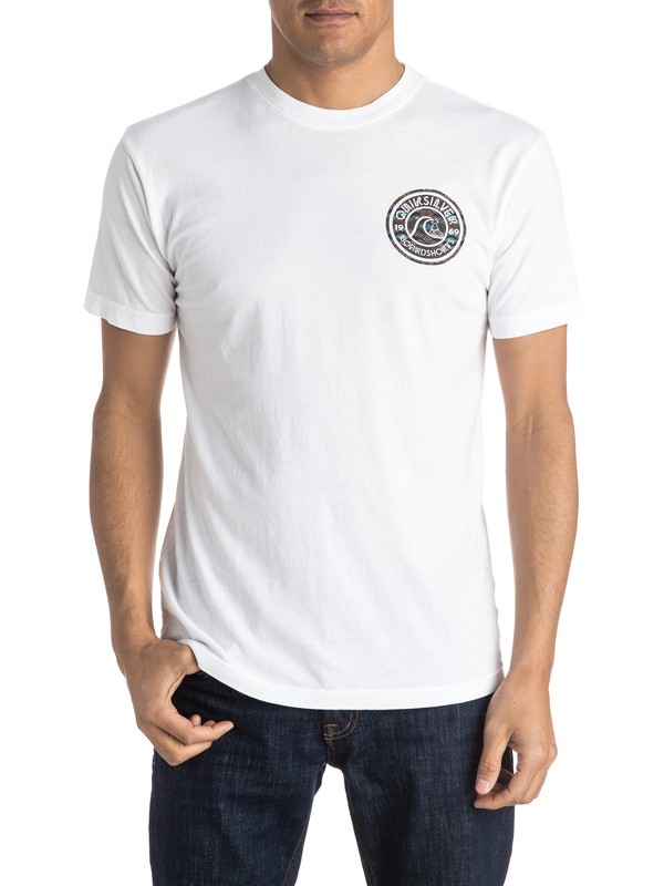 quiksilver, Zing Zang Tee, WHITE (wbb0) 0 Zing Zang Tee AQYZT04141 Quiksilver
