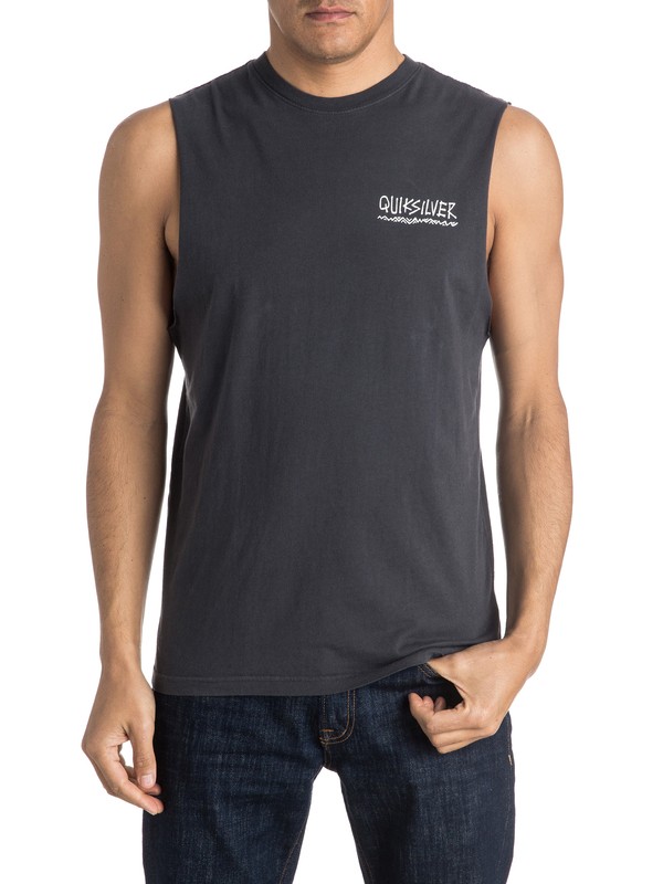 quiksilver, Mountain & Wave Muscle Tank, TARMAC (kta0) 0 Mountain & Wave Muscle Tank AQYZT04144 Quiksilver
