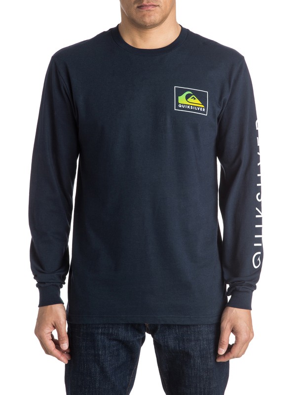 quiksilver, Heat Wave Long Sleeve Tee, NAVY BLAZER (byj0) 0 Heat Wave Long Sleeve Tee AQYZT04160 Quiksilver