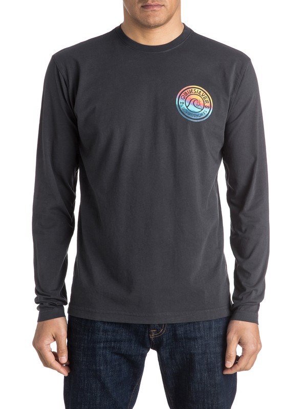 quiksilver, Zing Zang Long Sleeve Tee, TARMAC (kta0) 0 Zing Zang Long Sleeve Tee AQYZT04169 Quiksilver