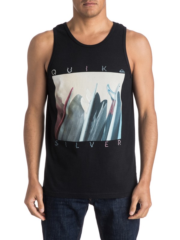 quiksilver, Mug Shot Tank, BLACK (kvj0) 0 Mug Shot Tank AQYZT04182 Quiksilver