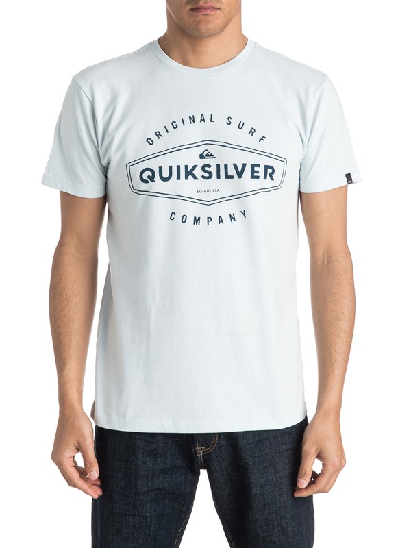 quiksilver, Last Call Tee, BALLAD BLUE (bej0) 0 Last Call Tee AQYZT04284 Quiksilver