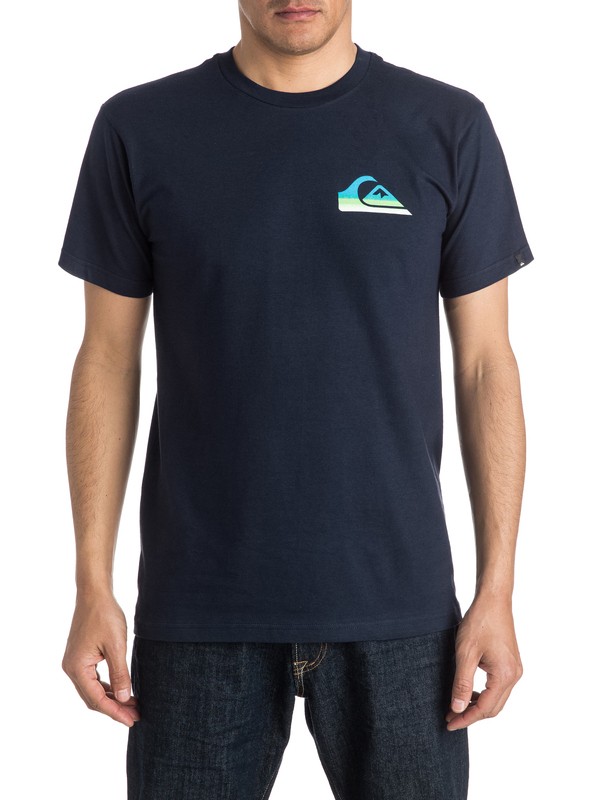 quiksilver, New Neon Tee, NAVY BLAZER (byj0) 0 New Neon Tee AQYZT04290 Quiksilver