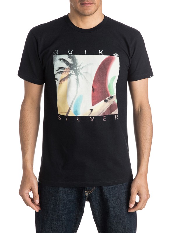 quiksilver, Board Booty Tee, BLACK (kvj0) 0 Board Booty Tee AQYZT04292 Quiksilver