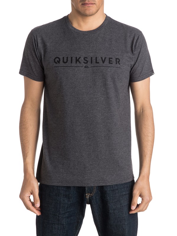 quiksilver, Glassy Tee, CHARCOAL HEATHER (ktah) 0 Glassy Tee AQYZT04294 Quiksilver