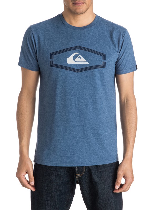 quiksilver, Dang Tee, DARK DENIM HEATHER (brqh) 0 Dang Tee AQYZT04295 Quiksilver