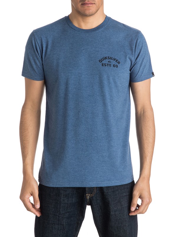 quiksilver, Radical Tee, DARK DENIM HEATHER (brqh) 0 Radical Tee AQYZT04296 Quiksilver