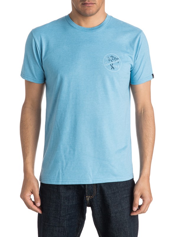 quiksilver, Skusland Tee, NIAGARA HEATHER (bkth) 0 Skusland Tee AQYZT04299 Quiksilver
