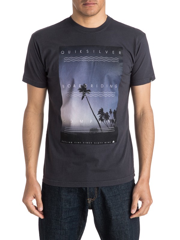 quiksilver, Swamp Tee, TARMAC (kta0) 0 Swamp Tee AQYZT04311 Quiksilver
