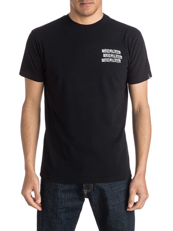 quiksilver, Trouble Tee, BLACK (kvj0) 0 Trouble Tee AQYZT04313 Quiksilver