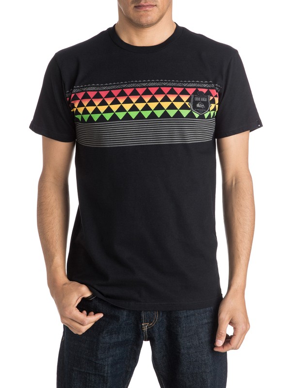 quiksilver, Eddie Band Tee, BLACK (kvj0) 0 Eddie Band Tee AQYZT04350 Quiksilver