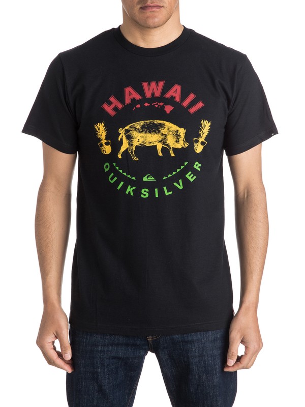 quiksilver, Boar Hunter Tee, BLACK (kvj0) 0 Boar Hunter Tee AQYZT04359 Quiksilver
