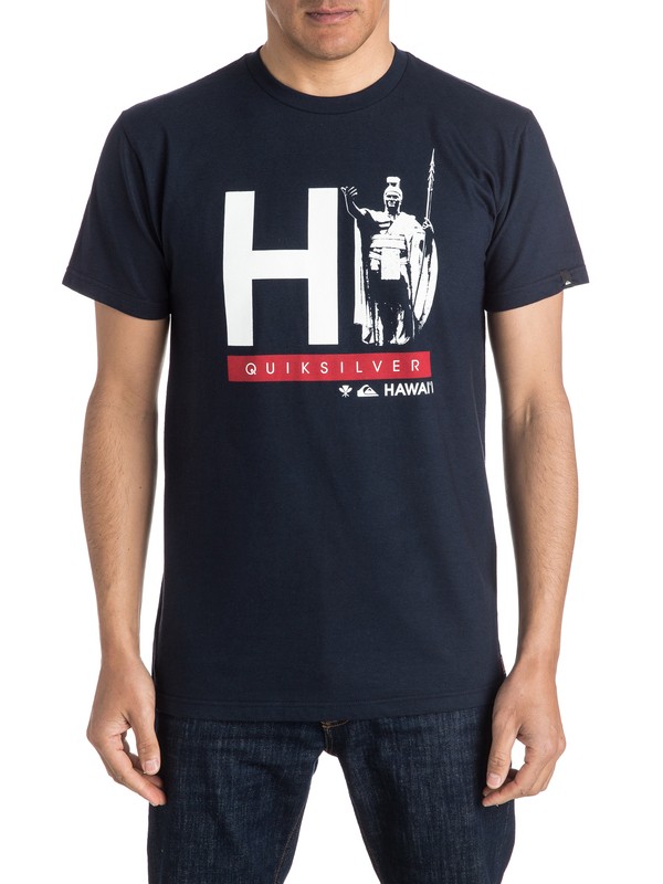 quiksilver, Hi King Tee, NAVY BLAZER (byj0) 0 Hi King Tee AQYZT04361 Quiksilver