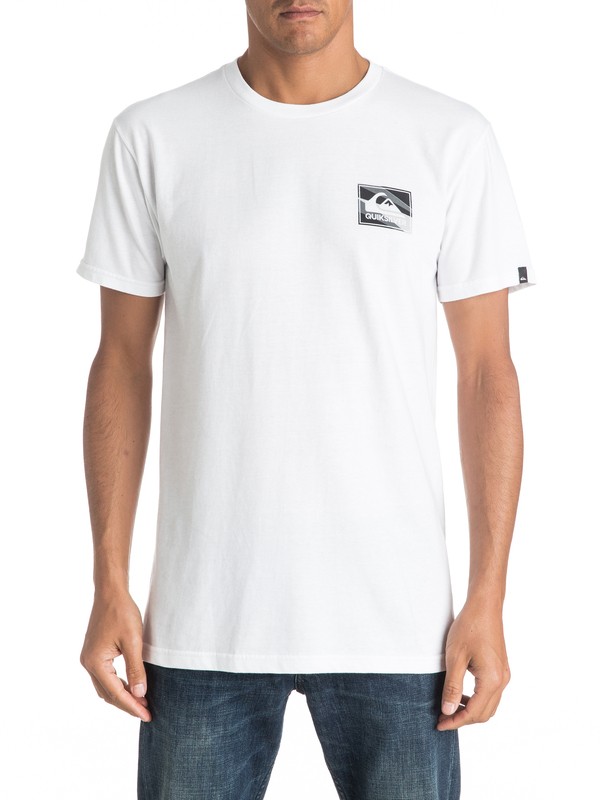 quiksilver, Box Knife - T-Shirt, WHITE (wbb0) 0 Box Knife - T-Shirt AQYZT04400 Quiksilver