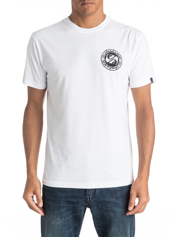 quiksilver, Balanced 69 Tee, WHITE (wbb0) 0 Balanced 69 Tee AQYZT04430 Quiksilver