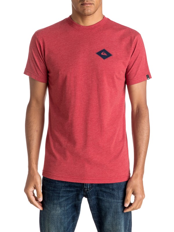 quiksilver, Diamond Days - T-Shirt, CARDINAL HEATHER (rpeh) 0 Diamond Days - T-Shirt AQYZT04431 Quiksilver