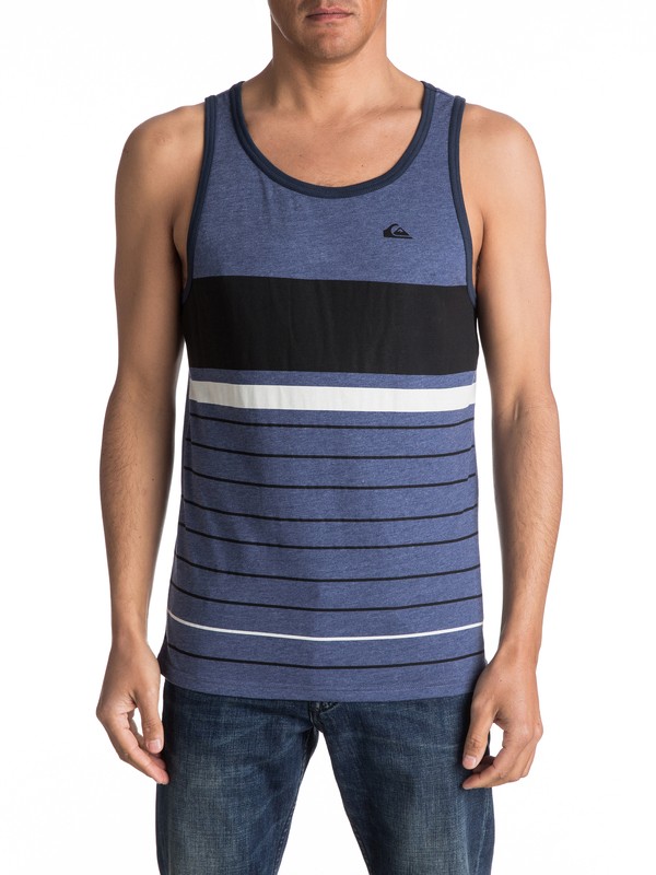 quiksilver, Swinger Tank, ESTATE BLUE HEATHER (bswh) 0 Swinger Tank AQYZT04455 Quiksilver