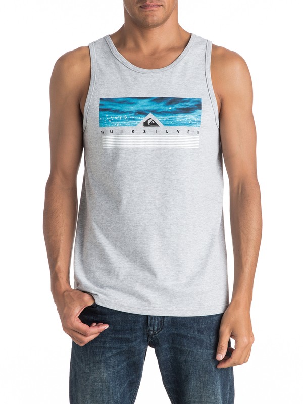 quiksilver, Camiseta Tipo Tank Jungle Box, ATHLETIC HEATHER (sgrh) 0 Camiseta Tipo Tank Jungle Box AQYZT04458 Quiksilver