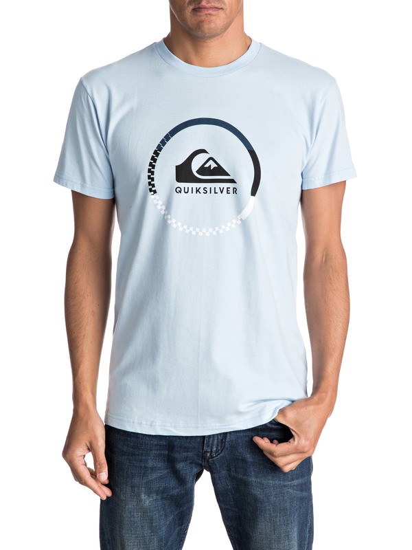 quiksilver, Active Logo Blocked - T-Shirt, ANGEL FALLS (bfg0) 0 Active Logo Blocked - T-Shirt AQYZT04542 Quiksilver