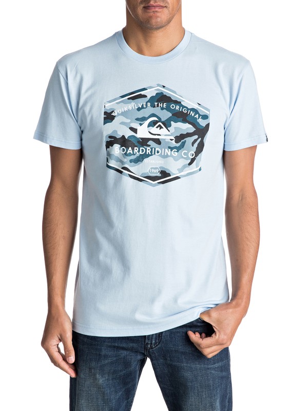 quiksilver, The Og Dos Tee, ANGEL FALLS (bfg0) 0 The Og Dos Tee AQYZT04556 Quiksilver