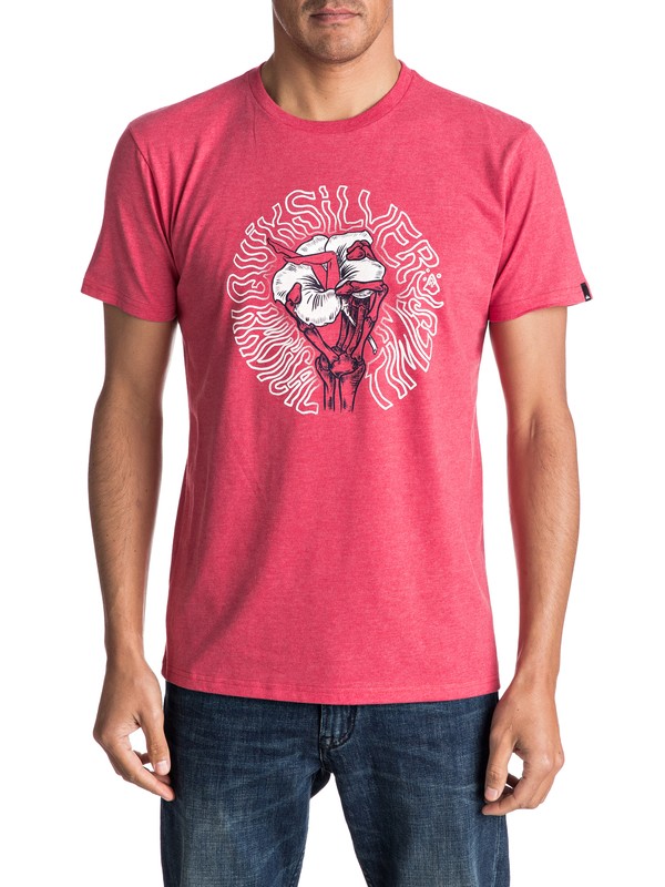 quiksilver, Parfumed - T-Shirt, CARDINAL HEATHER (rpeh) 0 Parfumed - T-Shirt AQYZT04568 Quiksilver
