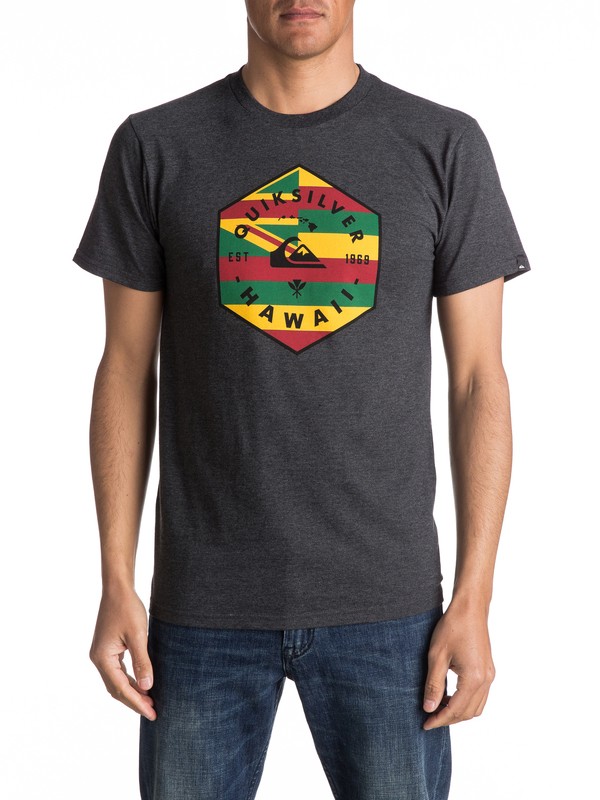 quiksilver, Camiseta Royalton, CHARCOAL HEATHER (ktah) 0 Camiseta Royalton AQYZT04582 Quiksilver