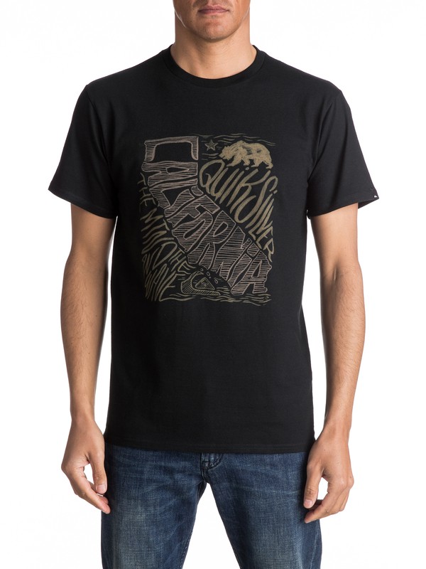 quiksilver, Cali Coast Tee, BLACK (kvj0) 0 Cali Coast Tee AQYZT04588 Quiksilver
