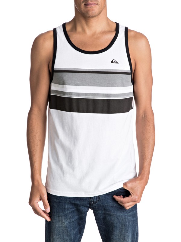 quiksilver, Camiseta sin Mangas Swell Vision, WHITE/ QUIET SHADE (wbb1) 0 Camiseta sin Mangas Swell Vision AQYZT04596 Quiksilver