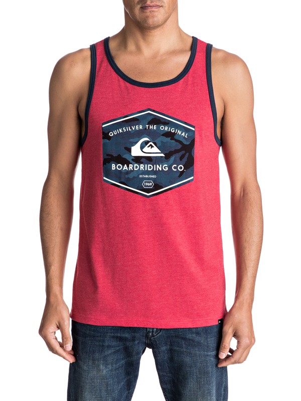quiksilver, The Og Tank, CARDINAL HEATHER (rpeh) 0 The Og Tank AQYZT04597 Quiksilver
