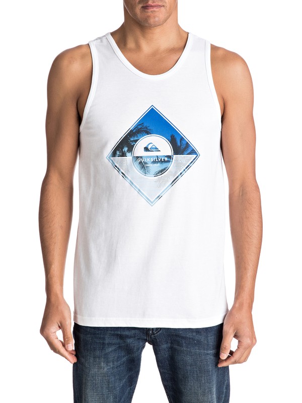quiksilver, Intoxicated Tank, WHITE (wbb0) 0 Intoxicated Tank AQYZT04621 Quiksilver