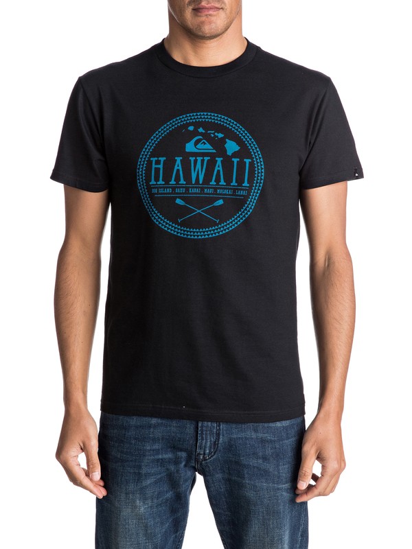 quiksilver, Big Island - T-Shirt, BLACK (kvj0) 0 Big Island - T-Shirt AQYZT04650 Quiksilver