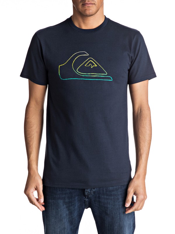 quiksilver, Jungle Mountain Tee, NAVY BLAZER (byj0) 0 Jungle Mountain Tee AQYZT04736 Quiksilver
