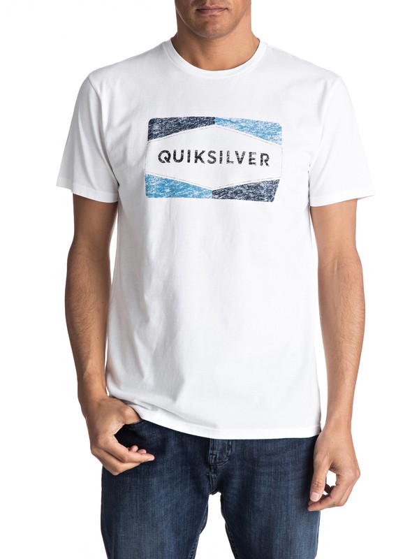 quiksilver, Chappy - T-Shirt, WHITE (wbb0) 0 Chappy - T-Shirt White AQYZT04747 Quiksilver