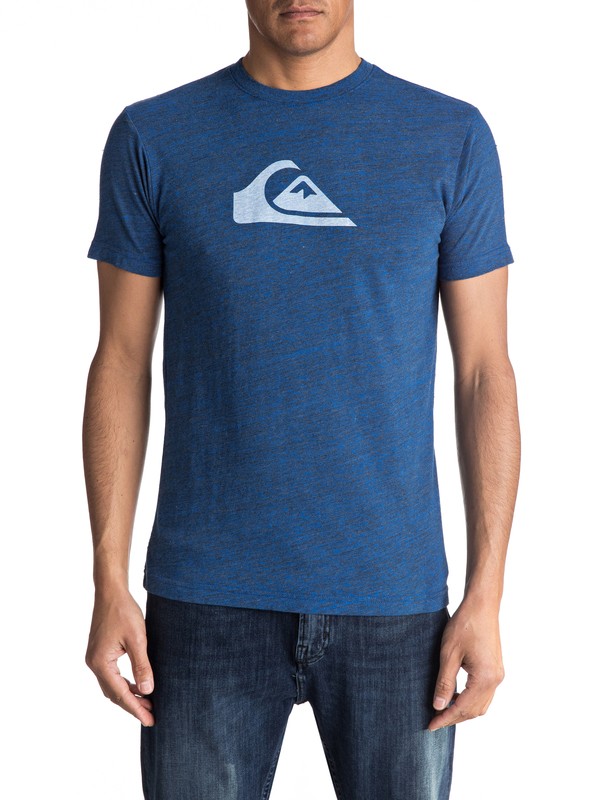 quiksilver, MW Tri Blend - T-Shirt, TURKISH SEA HEATHER (bqsh) 0 MW Tri Blend - T-Shirt AQYZT04755 Quiksilver