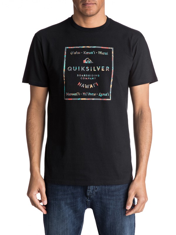 quiksilver, Villager Tee, BLACK (kvj0) 0 Villager Tee AQYZT04819 Quiksilver