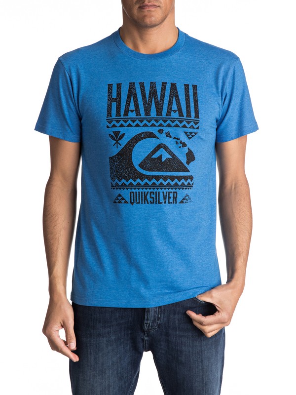 quiksilver, Aloalo - T-Shirt, TURKISH SEA HEATHER (bqsh) 0 Aloalo - T-Shirt AQYZT04821 Quiksilver