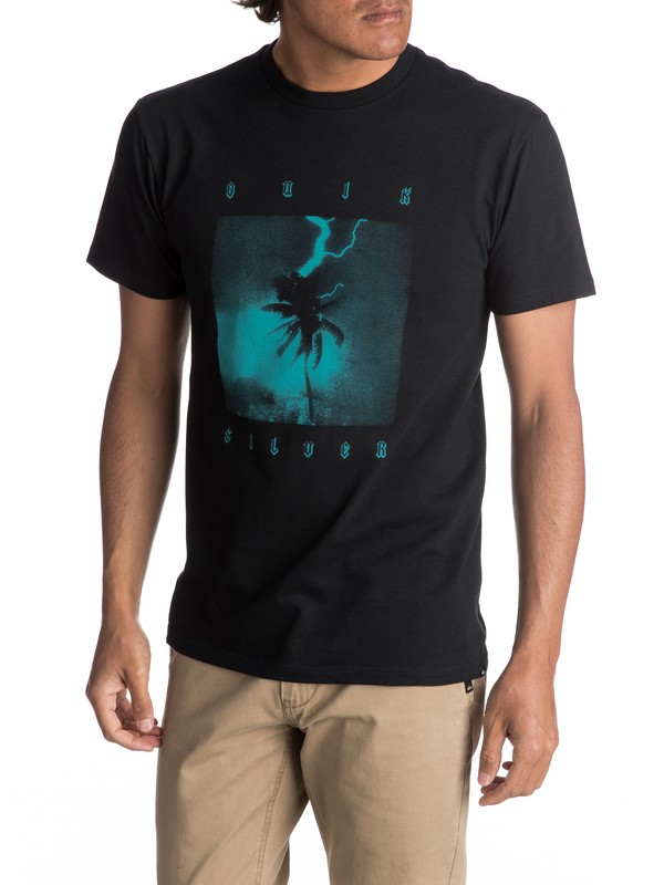quiksilver, Tropo Storm - T-Shirt, BLACK (kvj0) 0 Tropo Storm - T-Shirt AQYZT04983 Quiksilver